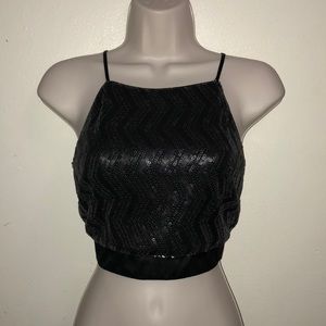 Forever 21 Sequence Crop Top